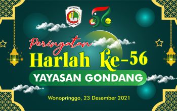 Download Background Peringatan Harlah ke-56 Yayasan Gondang